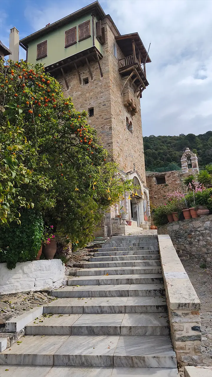 Монастырь Дохиар на Афоне, хранящий чудотворную икону Божией Матери «Скоропослушница»